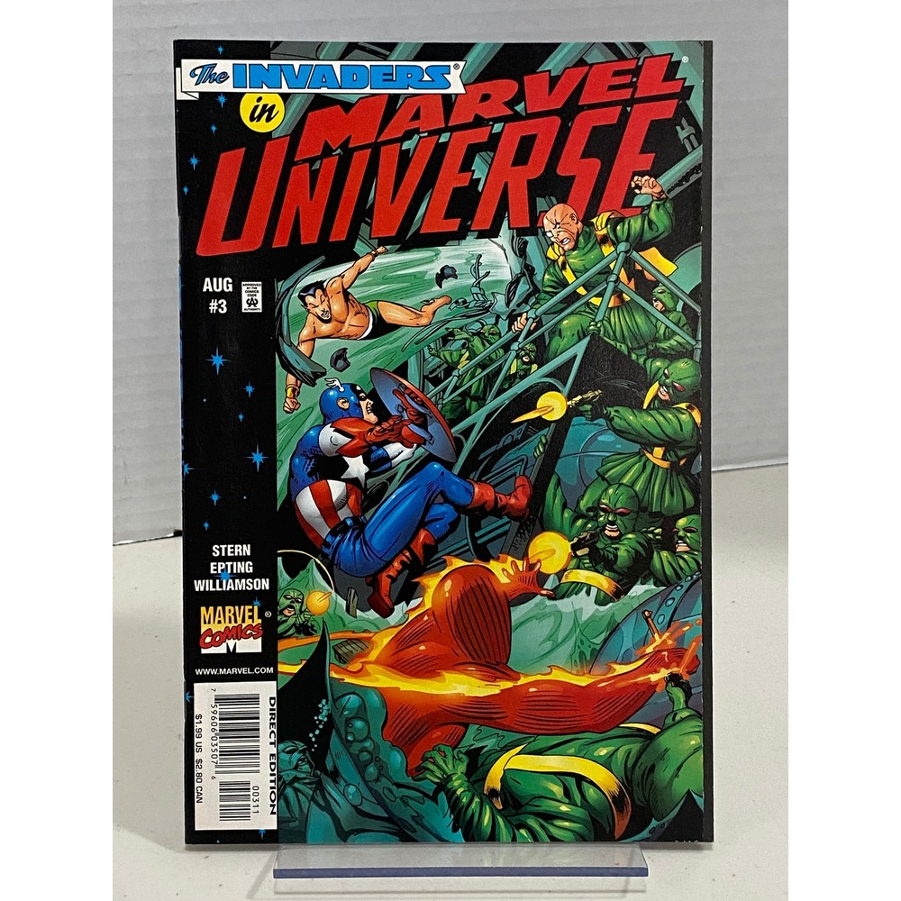Marvel Comic Book The Invaders #3 Stern Epting Williamson 1997 Excellent